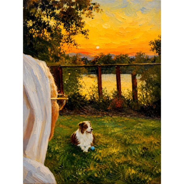 Golden Hour, Backyard
