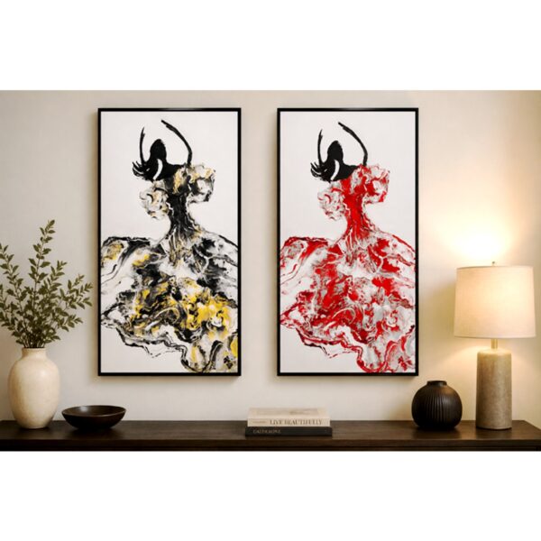 Dancing Lady — diptych